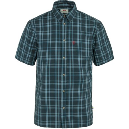 Fjällräven Övik Lite Skjorte SS XS - male - Dark Navy-Dawn Blue - Skjortes