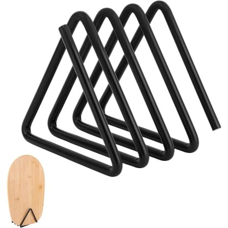 ING Skärbräda förvaringsställ - 9,2 x 9,2 cm - Displayställ - Svart