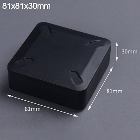 Elektronisk prosjektboks Vanntett deksel Prosjekt 81X81X30MM