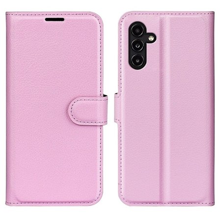 Klassisk Samsung Galaxy A14 Flip Etui - Lyserød
