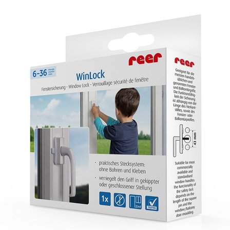 Reer Sikkerhedslås til Vindue/altandør, Børn & Forældre, Babyudstyr, Sikkerhed