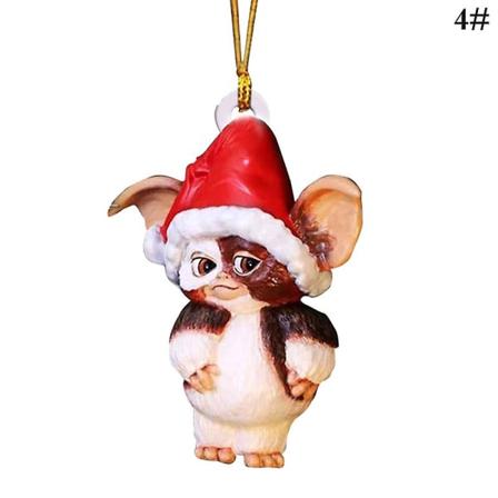 Gremlins Gizmo tomtehatt hängande julfigur Julgransdekoration style 4