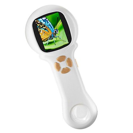 Lasten Mini Mikroskooppi 500X Tiedelelu Valokuva- ja Videotoiminnolla Söpö Kannettava Mikroskooppi Ulkokäyttöön Tarkoitettu Lasten Koulutuslelu[HK]