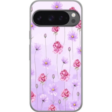 Yhteensopiva Puhelinkuori Google Pixel 9 Pro XL Petal Reverie Lilac Mist