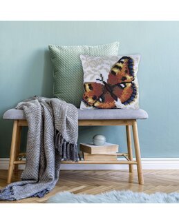 Broderikit Pude Sommerfugl - Needleart World