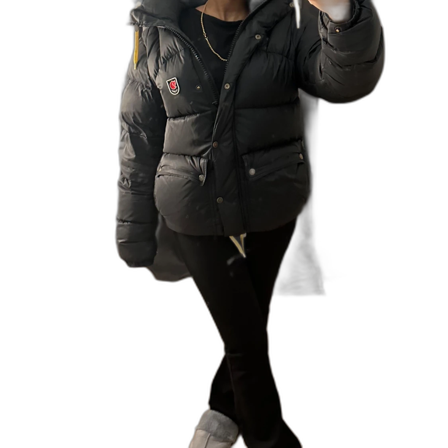 Svart fjällräven jacka ️‍