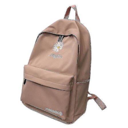 New And Fresh Literary Girl Schoolbag Teen Schoolbag Nylon Daisy Print Bag Blue