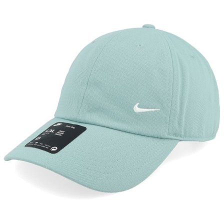 Nike - Grön unconstructed Keps - Nk Club Cap Cb Sm Swoosh L Cannon/Sail Dad Cap @ Hatstore