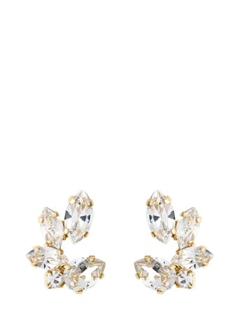 Caroline Svedbom Clare Earrings Gold - White - ONE SIZE