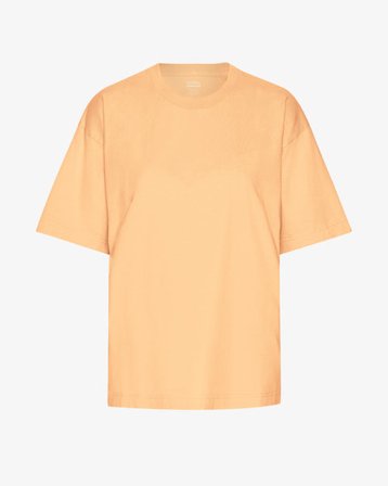 Oversized Organic T-Shirt - Sandstone Orange - Female - XS