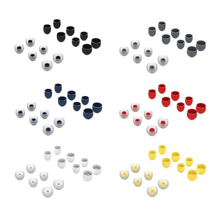 7 Pairs Ear Pads Soft Silicone Earbud Tips In-ear Earphone Cover Replacement For Sony Wf-1000xm4 Wf-1000xm3