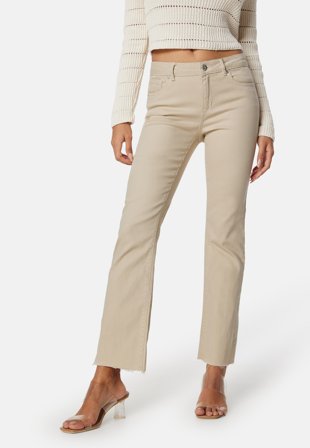 VERO MODA Vmwild sheila Mid Rise kick flare Pumice Stone Klær