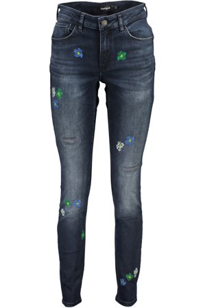 Desigual Jeans Denim Donna Blu