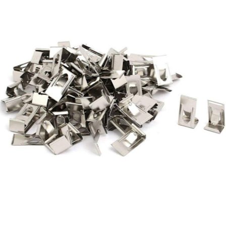 60 stk. Fotobilde Ramme Metall Fjær Tårn Klipp Henger Tabl