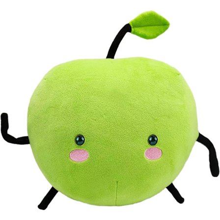 11,8" Stardew Valley plysjleke Apple Junimo Plysjgrønn Supermyk plysjpute Planter Kosedyr Grønn Myk plysjpute