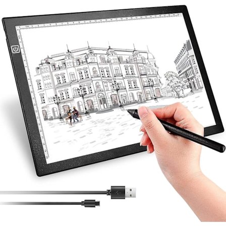 Oppgradert A4 Diamantmaleri Lysboks med LED-plate