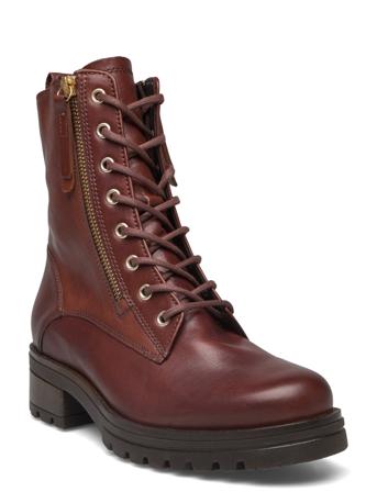 Laced Ankle Boot Shoes Boots Ankle Boots Laced Boots Brun Gabor