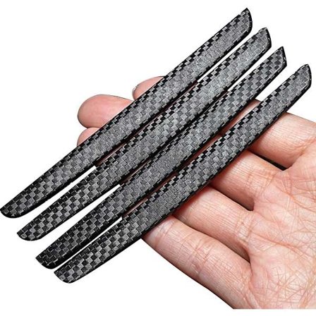 Passer til 4 stk. kantbeskyttere til bildøre, holdbare ridsefaste beskyttere, beskyttelsesstrimmel til bildøre, kantbeskyttelsesstrimmel til døre, 