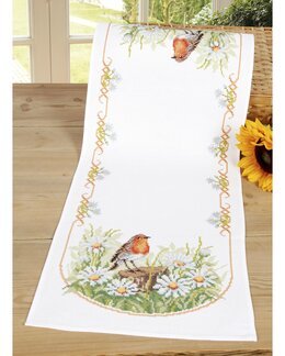 Stickpackung Läufer Gänseblümchen