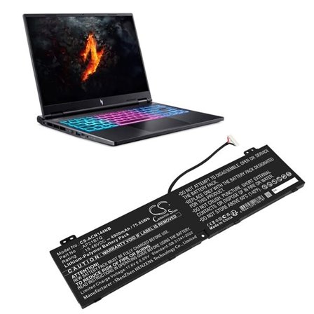 Batteri till Notebook, Bärbar dator för Acer Nitro 14 (AN14-41) m.fl.