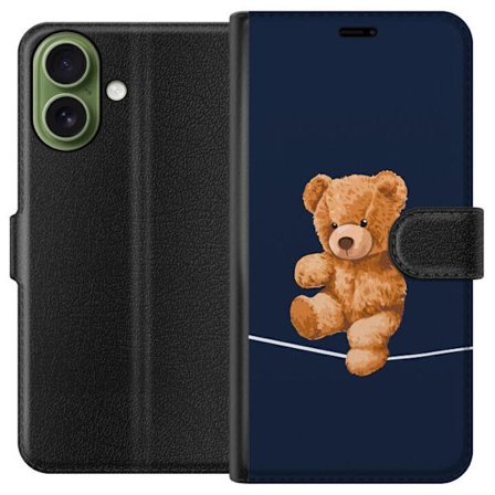 Kompatibelt Plånboksfodral till Apple Apple iPhone 17 Teddybjörn