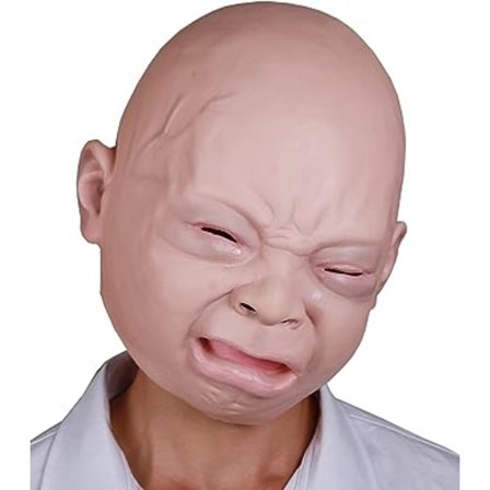 Halloween-kostymfest Baby Mask Full Head