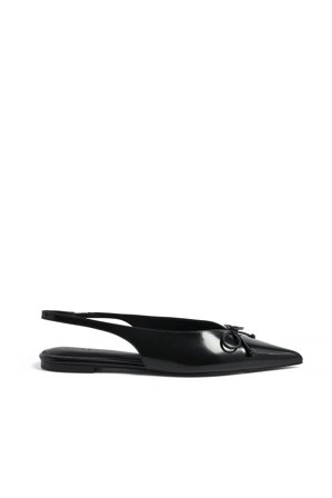 NA-KD Slingback-Ballerinas mit Schleifendetail - Flache Schuhe - Schwarz - EU 41