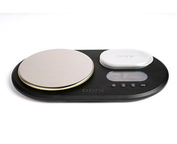 Ooni Dual Platform Scales - Digital våg för smidig bakning av pizzadeg