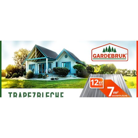 Aaltopeltikattopellit, 12 kpl, 7m², Antrasiitti