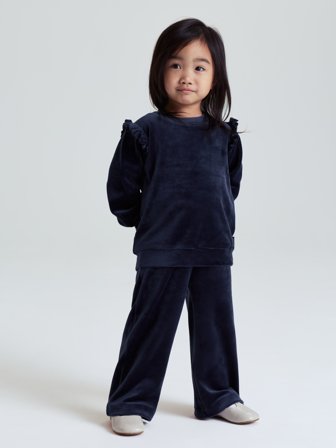 Veluurihousut Polarn O. Pyret 134 lastenvaatteet blue