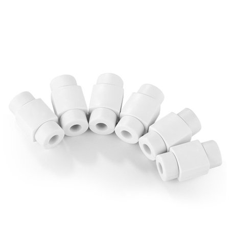 6 stycken laddare kabel dataskydd Hörlurar sladd cover Data laddare linje Skyddshylsa Organizer