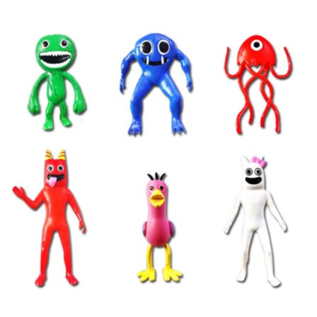 Nye 6 stk. Anime Spil Garden of Banban Action Figurer Sødt Legetøj