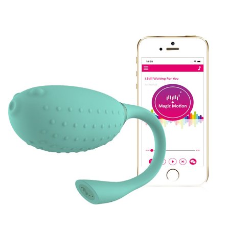 Magic Motion: Magic Fugu Green - App-styret Minivibrator - Vuxen.dk: For hende