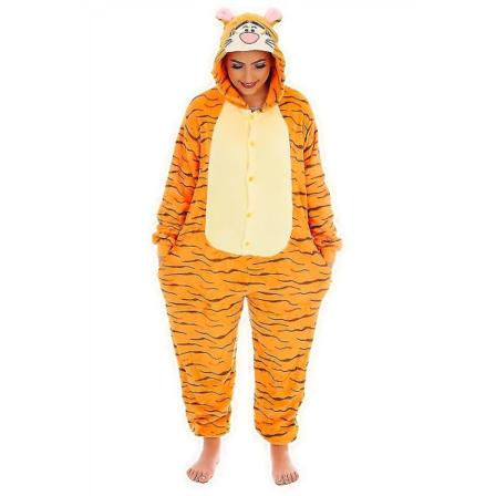 TG Nalle Puh Figurer Unisex Onesie Fancy Dress Kostume Hættetrøjer Pyjamas S Hoppende Tiger XL(180CM-190CM)