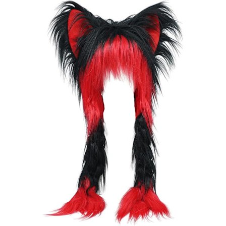 Käsintehty Fursuit-turkki Kissan Korvat Pääasuste Plussinen Lämmin Hattu Kostyymi Party Pää Tarvikkeet Halloweenille