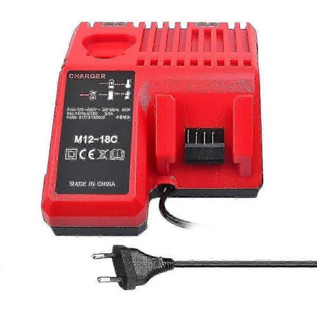 M12-18C Li-ion Batterilader for Milwaukee 12 V 14.4V 18V C1418C 48-11-1815/1828/1840 M18 M14 M12