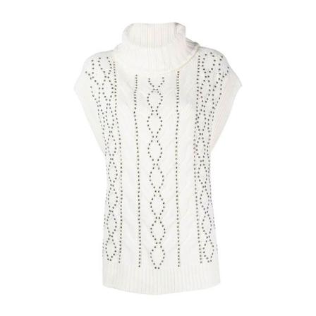 Ermanno Scervino, Turtlenecks Wit, Dames, Maat:M