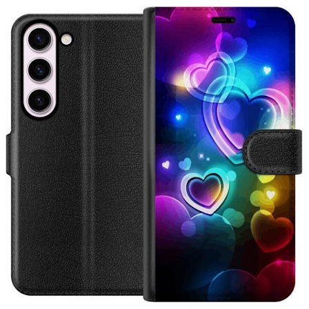 Kompatibel Tegnebogsetui til Samsung Samsung Galaxy S23 NeonKærlighed