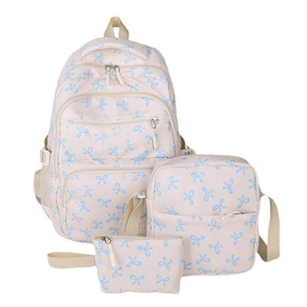 Studentryggsekk Stor Kapasitet Sløyfetrykk Justerbar Stropp