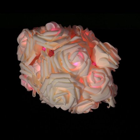 20 LED Roseblomst Fe-lys Bryllup Fest Jul Dekor