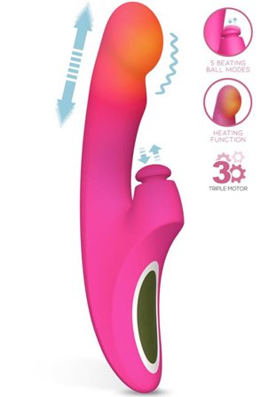 Enles Vibe With Beating Ball, Thrusting & Heat - Woome.pl