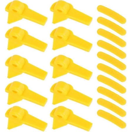 Dækmonteringshoved, 20 stk. Dæk Dækskifter Montering Plastindsats Dækmaskine Beskyttelse Hjul Fælgbeskytter Til Ankhoved_Gave