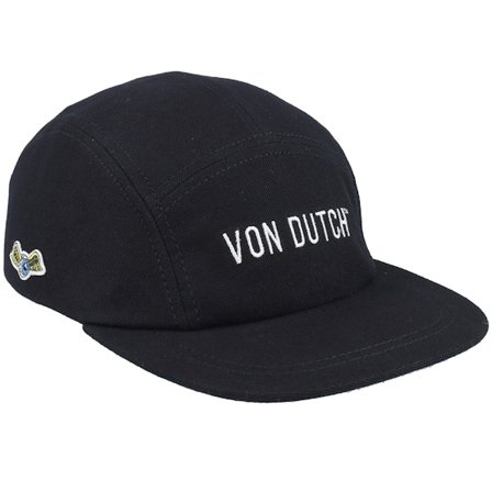 Von Dutch - Schwarz 5panel Cap - Black 5-Panel @ Hatstore