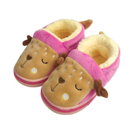 Barn Tecknad Söta Hem Skor Bomull Vinter Varm Plysch Tofflor