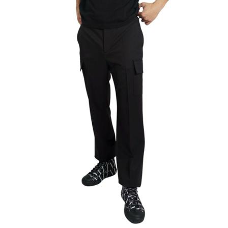 Valentino, Stretch cargo pants Zwart, Heren, Maat:M,wol