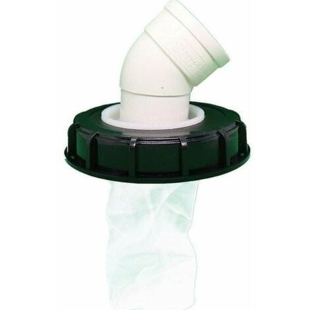 Vaskbar nylon IBC-filter med låg 1000 liter IBC regnvandstank 163mm Cisea nålefilt