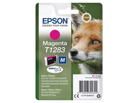 Epson T1283 - M-størrelse - magenta - original - blekkpatron