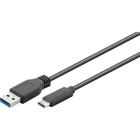 USB-kabel til overgang mellem USB 3.0 type A og USB-C - Meter