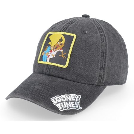 Looney Tunes - Musta unconstructed Lippis - Speedy Gonzales Skateboard Black Dad Cap @ Hatstore