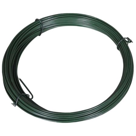 Vidaxl Stagtråd 25 M 1,4/2 Mm Stål Grå Grön